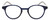 Front View of Elle EL15557R Designer Bi-Focal Prescription Rx Eyeglasses in Crystal Navy Blue Modern Art Pink Ladies Panthos Full Rim Acetate 49 mm