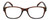 Front View of Elle EL15558R Designer Single Vision Prescription Rx Eyeglasses in Gloss Tortoise Havana Brown Spot Ladies Oval Full Rim Acetate 51 mm