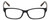 Front View of Elle EL15560R Designer Reading Eye Glasses with Custom Cut Powered Lenses in Gloss Black Modern Art Olive Green Brown Tan Orange Ladies Rectangular Full Rim Acetate 55 mm