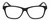 Front View of Isaac Mizrahi Womens Panthos Designer Reading Glasses Black White Polka Dot 53mm