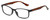 Profile View of Isaac Mizrahi IM31275R Designer Bi-Focal Prescription Rx Eyeglasses in Gloss Black Tortoise Havana Ladies Oval Full Rim Acetate 55 mm