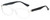 Profile View of Isaac Mizrahi IM31275R Designer Reading Eye Glasses with Custom Cut Powered Lenses in Clear Crystal Black White Polka Dot Ladies Oval Full Rim Acetate 55 mm