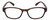 Front View of Isaac Mizrahi IM31276R Designer Reading Eye Glasses with Custom Cut Powered Lenses in Crystal Tortoise Havana Brown Ladies Oval Full Rim Acetate 51 mm