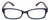 Front View of Isaac Mizrahi IM31298R Designer Reading Eye Glasses with Custom Cut Powered Lenses in Crystal Navy Blue Floral Red White Pink Ladies Butterfly Full Rim Acetate 51 mm
