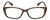 Front View of Isaac Mizrahi Women Cat Eye Reading Glasses Tortoise Havana Brown Gold Spot 51mm