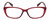 Front View of Isaac Mizrahi IM31300R Designer Bi-Focal Prescription Rx Eyeglasses in Crystal Berry Red Floral Purple Pink Ladies Cat Eye Full Rim Acetate 51 mm