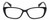 Front View of Isaac Mizrahi IM31300R Designer Reading Eye Glasses with Custom Cut Powered Lenses in Gloss Black Floral Purple Ladies Cat Eye Full Rim Acetate 51 mm