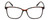 Front View of Isaac Mizrahi Women's Reading Glasses in Crystal Tortoise Havana Brown Gold 54mm