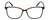 Front View of Isaac Mizrahi IM31322R Designer Reading Eye Glasses with Custom Cut Powered Lenses in Crystal Tortoise Havana Brown Gold Ladies Square Full Rim Acetate 54 mm