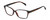 Profile View of Isaac Mizrahi IM31324R Designer Single Vision Prescription Rx Eyeglasses in Crystal Tortoise Havana Brown Gold Spot Ladies Cat Eye Full Rim Acetate 52 mm