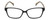 Front View of Isaac Mizrahi IM31324R Designer Reading Eye Glasses with Custom Cut Powered Lenses in Gloss Black Floral Green Yellow Red Ladies Cat Eye Full Rim Acetate 52 mm