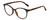 Profile View of Isaac Mizrahi Women's Reading Glasses in Crystal Tortoise Havana Brown Gold 49mm