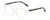 Profile View of Isaac Mizrahi IM31325R Designer Single Vision Prescription Rx Eyeglasses in Crystal Clear Floral Blue White Ladies Round Full Rim Acetate 49 mm