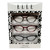 Profile View of Elle 3 PACK Gift Box Womens Reading Glasses Tortoise,Crystal Red,Navy Blue +1.50