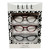 Profile View of Elle 3 PACK Gift Box Womens Reading Glasses Tortoise,Crystal Red,Navy Blue +2.50