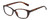 Profile View of Isaac Mizrahi Women Cat Eye Reading Glasses Tortoise Havana Brown Gold Spot 51mm