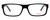 Front View of Carrera CA6180 Designer Reading Eye Glasses with Custom Cut Powered Lenses in Matte Black White Unisex Square Full Rim Acetate 55 mm