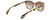 Front View of Rag&Bone 1020 Cat Eye Sunglasses Tokyo Tortoise Crystal Gold/Brown Gradient 54mm