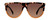 Front View of Rag&Bone 1056 Unisex Sunglasses Havana Tortoise Brown Cocoa/Amber Gradient 57 mm