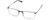 Profile View of Under Armour UA-5006/G Designer Bi-Focal Prescription Rx Eyeglasses in Satin Brown Gunmetal Grey Unisex Panthos Semi-Rimless Stainless Steel 57 mm