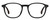 Front View of Carrera 215 Designer Bi-Focal Prescription Rx Eyeglasses in Gloss Black Tortoise Havana Unisex Panthos Full Rim Acetate 51 mm