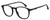 Profile View of Carrera 215 Designer Blue Light Blocking Eyeglasses in Gloss Black Tortoise Havana Unisex Panthos Full Rim Acetate 51 mm