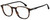 Profile View of Carrera 215 Designer Single Vision Prescription Rx Eyeglasses in Gloss Tortoise Havana Black Unisex Panthos Full Rim Acetate 51 mm