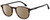 Profile View of Carrera 215 Designer Polarized Reading Sunglasses with Custom Cut Powered Amber Brown Lenses in Gloss Tortoise Havana Black Unisex Panthos Full Rim Acetate 51 mm