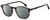 Profile View of Carrera 215 Designer Polarized Reading Sunglasses with Custom Cut Powered Smoke Grey Lenses in Gloss Tortoise Havana Black Unisex Panthos Full Rim Acetate 51 mm