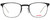 Front View of Carrera 6660 Unisex Panthos Designer Reading Glasses in Black Frost Crystal 50mm