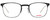 Front View of Carrera 6660 Designer Bi-Focal Prescription Rx Eyeglasses in Matte Black Frost Crystal Unisex Panthos Full Rim Stainless Steel 50 mm