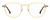 Front View of Carrera CA-1119 Designer Reading Eye Glasses with Custom Cut Powered Lenses in Champagne Crystal Gold Silver Unisex Round Full Rim Acetate 49 mm