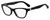 Profile View of Kate Spade ALAYSHA Designer Single Vision Prescription Rx Eyeglasses in Gloss Black White Polka Dot Ladies Cat Eye Full Rim Acetate 51 mm