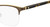 Side View of Kate Spade BRIEANA Cateye Reading Glasses Brown Silver Tortoise Havana Blue 50mm