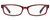 Front View of Kate Spade NARCISA Designer Single Vision Prescription Rx Eyeglasses in Burgundy Red Magenta Purple Havana Tortoise Ladies Rectangular Full Rim Acetate 51 mm