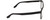 Side View of Marc Jacobs 360 Designer Progressive Lens Blue Light Blocking Eyeglasses in Matte Black Mens Square Full Rim Acetate 54 mm
