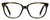 Front View of Marc Jacobs 430 Womens Cat Eye Reading Glasses Tortoise Havana Brown Silver 51mm