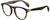 Profile View of Rag&Bone 7003 Designer Bi-Focal Prescription Rx Eyeglasses in Gloss Tortoise Havana Brown Gunmetal Unisex Panthos Full Rim Acetate 51 mm