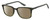 Profile View of Under Armour UA-5010 Designer Polarized Sunglasses with Custom Cut Amber Brown Lenses in Green Horn Marble Unisex Square Full Rim Acetate 53 mm