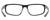 Side View of Under Armour UA-5014 Designer Reading Eye Glasses with Custom Cut Powered Lenses in Gloss Black Matte Grey Mens Oval Full Rim Acetate 56 mm