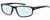 Profile View of Under Armour UA-5014 Designer Progressive Lens Blue Light Blocking Eyeglasses in Gloss Black Matte Grey Mens Oval Full Rim Acetate 56 mm