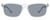 Front View of Polaroid 2121/S Unisex Sunglasses Clear Crystal Black/Polarized Grey Silver 58mm