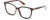 Profile View of Polaroid 4101/F/S Designer Bi-Focal Prescription Rx Eyeglasses in Gloss Tortoise Havana Brown Gemstone Crystal Accents Ladies Cat Eye Full Rim Acetate 65 mm