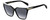 Profile View of Rag&Bone 1027 Cat Eye Designer Sunglasses in Black White Gold/Grey Gradient 59mm