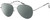 Profile View of Rag&Bone 1036 Designer Polarized Reading Sunglasses with Custom Cut Powered Smoke Grey Lenses in Rose Gold Red Tortoise Havana Unisex Pilot Full Rim Metal 58 mm