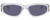 Front View of Rag&Bone 1047 Unisex Full Rim Designer Sunglass in Crystal Clear/Grey Blue 55 mm