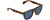 Profile View of Rag&Bone 5005 Unisex Aviator Sunglasses Havana Tortoise Gold/Polarized Grey 53mm