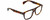Profile View of Rag&Bone 5005 Designer Reading Eye Glasses with Custom Cut Powered Lenses in Dark Havana Tortoise Brown Gold Unisex Pilot Full Rim Acetate 53 mm