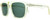 Profile View of Rag&Bone 5005 Unisex Aviator Designer Sunglasses Crystal Yellow Gold/Green 53 mm