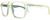 Profile View of Rag&Bone 5005 Designer Reading Eye Glasses in Crystal Yellow Gold Unisex Pilot Full Rim Acetate 53 mm